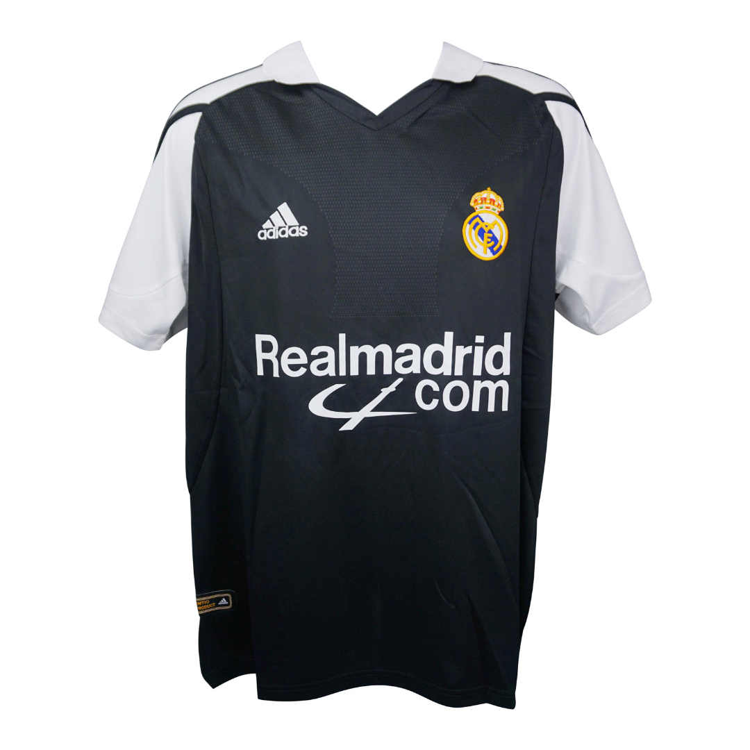 Luis Figo Signed Real Madrid FC Away Soccer Jersey #10 with Beckett COA